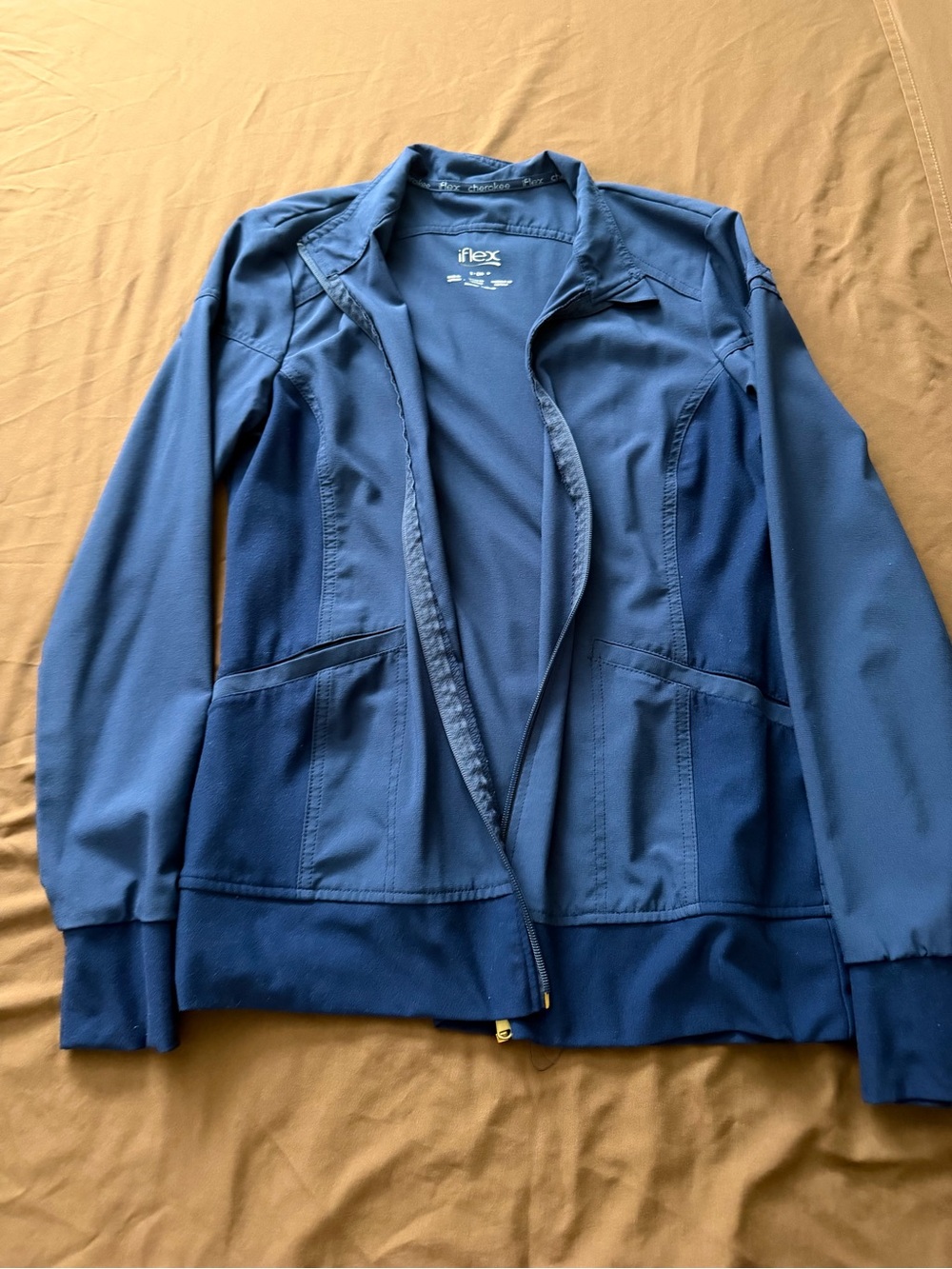 IFLEX Women's Navy Utility Zip Jacket